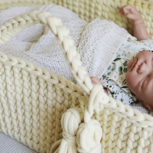 Moses basket - blond small 5