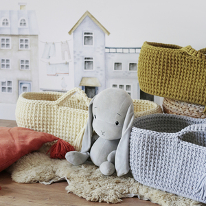 Moses basket - blond small 8