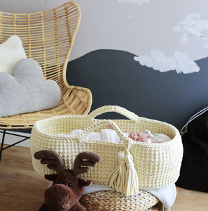 Moses basket - blond small 9