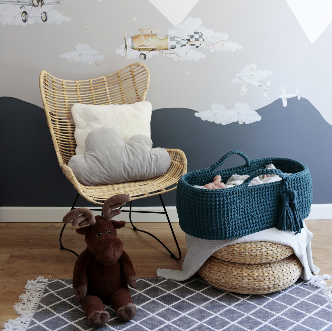 Show Moses basket - petrol Moses basket - petrol