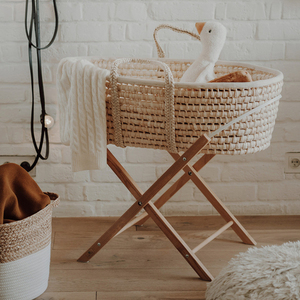 Moset basket stand - Smart Stand - clear lacquer 1 Moset basket stand - Smart Stand - clear lacquer small 1
