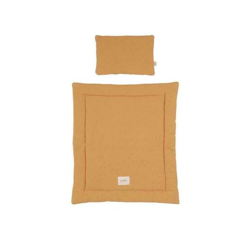Check MUSLIN CAMEL bedding set - in collaboration with Malomi Kids