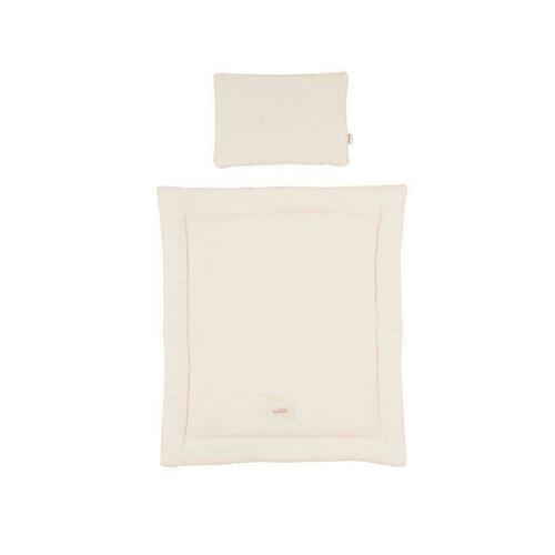 Check MUSLIN NATURAL bedding set - in collaboration with MalomiKids