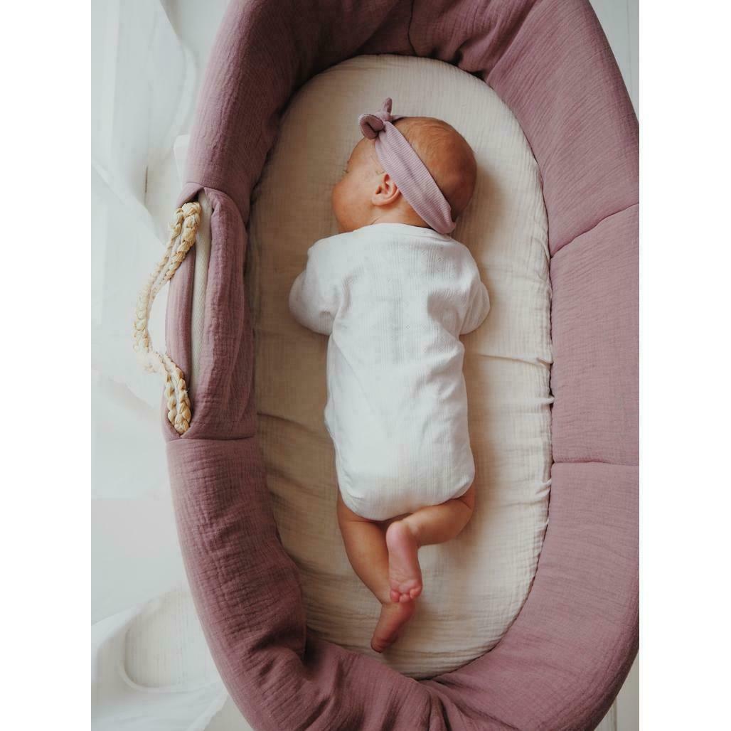 View MUSLIN PADDED MOSES COVER PURPLE MUSLIN PADDED MOSES COVER PURPLE