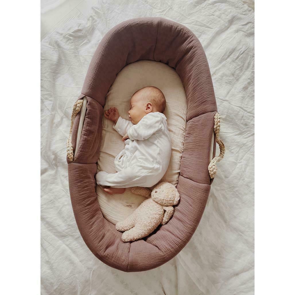 Preview MUSLIN PADDED MOSES COVER PURPLE MUSLIN PADDED MOSES COVER PURPLE