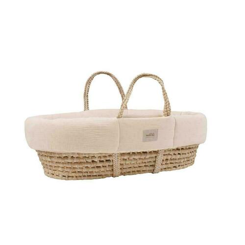 Check MUSLIN PADDED MOSES COVER NATURAL