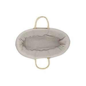 Grey muslin Moses basket liner HAPPY MOSES MK-MB-CV-GRY small 1