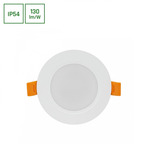 Check Dure 3 Downlight 5 Ww 230 V 110st Ip54 Ik06 95x31 White Round Integrated Power Supply