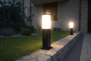 Outdoor Post Light SU-MA Inox Square Silver 45 cm Stainless Steel SS802-450 small 1