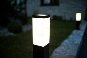 Outdoor Post Light SU-MA Inox Square Silver 45 cm Stainless Steel SS802-450 small 2