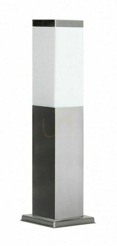 Check Outdoor Post Light SU-MA Inox Square Silver 45 cm Stainless Steel SS802-450