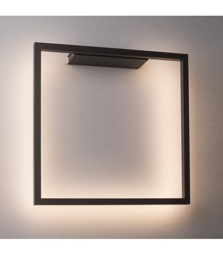 Check Ramko AKIRA black LED wall lamp 17W 38x38 cm 67078