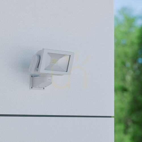 Check STEINEL LS 300 069247 white outdoor LED floodlight 29.5 W 4000 K without sensor