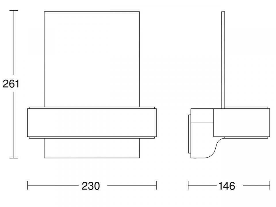 Preview Outdoor wall luminaire with motion and dusk sensor LED L 820 S SI Outdoor wall luminaire with motion and dusk sensor LED L 820 S SI