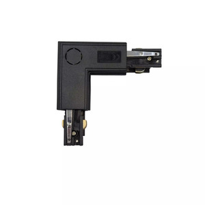 L-connector right for 3F rails black TRA-LR-BK small 2