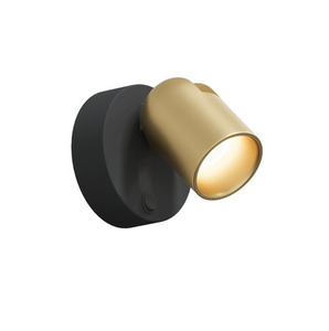 Wall lamp with switch SLIDE Brushed Brass small 4