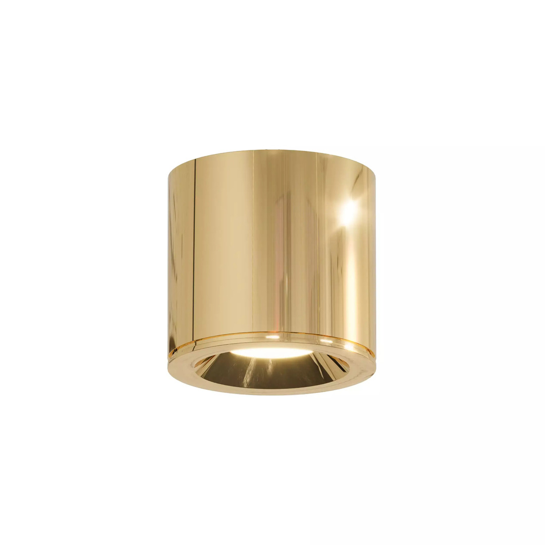 LUNA tube bathroom downlight gold/gloss IP65 CL0103-GD