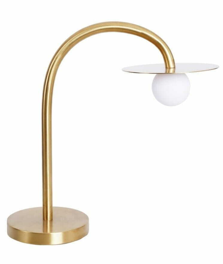 View Table Lamp Max Light Enigma T0054 Gold Metal Glass 45 cm Table Lamp Max Light Enigma T0054 Gold Metal Glass 45 cm