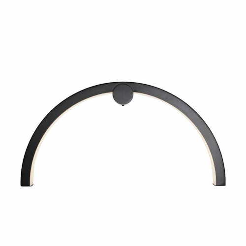 Check Max Light Trio Arc W0335 wall light, black chrome, LED 16 W, 60 cm, IP44