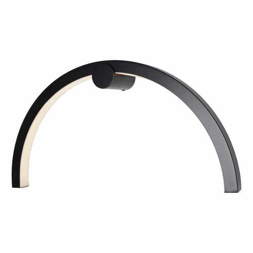Check Max Light Trio Arc W0335 wall light, black chrome, LED 16 W, 60 cm, IP44