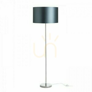 Nyc/Ron 40/25 Floor Lamp Monaco Dove Grey/Silverrene Pvc/Chrome 230 V Led E27 11 W. small 2