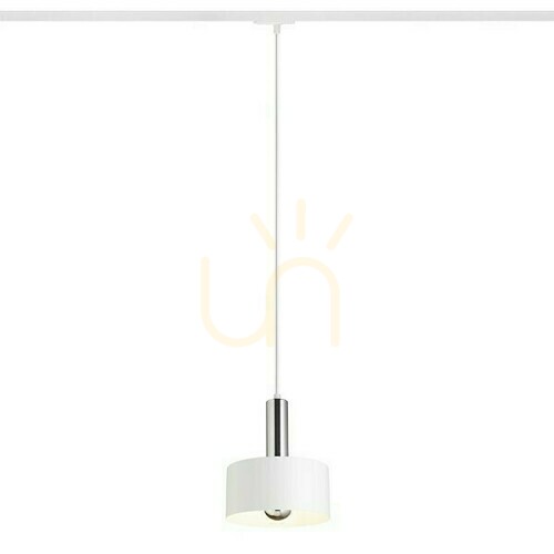 Check Giulia 20 To 1 Phase Pendant Lamp. Rails White Chrome 230 V E27 40 W.