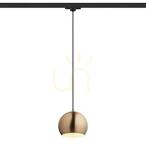 Check Agneta Pendant Lamp For 3 Phases. Rails Brushed Copper 230 V E27 40 W.