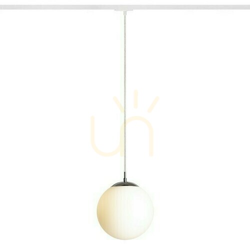 Check Luna 25 To 1 Phase Pendant Lamp. Opal Glass/Chrome 230 V Led E27 15 W rails.