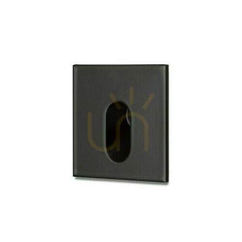 Check Recessed Memphis Sq W wall luminaire Black 230 V Led 3 60° 3000 K
