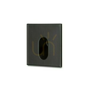 Recessed Memphis Sq W wall luminaire Black 230 V Led 3 60° 3000 K small 2