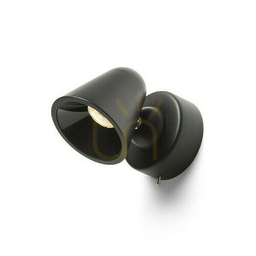 Check Stig wall lamp Black 230 V Led 5.6 W 34° 3000 K