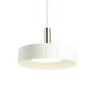 Giulia 40 Pendant Lamp White Chrome 230 V E27 W. small 2