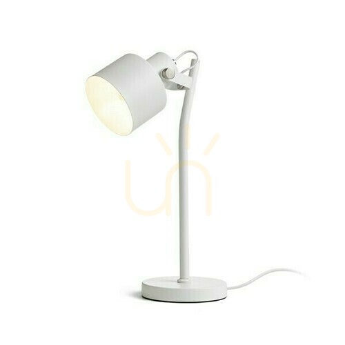 Check Rendl Celeia table lamp, matte white / matt nickel, E27 11 W, R13903