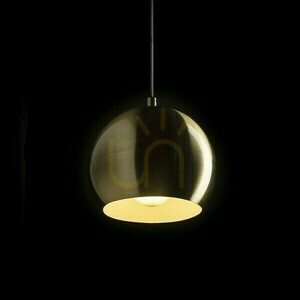 Agneta Pendant Lamp Brushed Brass 230 V E27 40 W. small 1