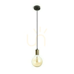 Araq Pendant Lamp Brushed Brass/Black 230 V E27 42 W. small 2
