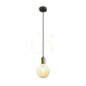 Araq Pendant Lamp Brushed Brass/Black 230 V E27 42 W. small 0