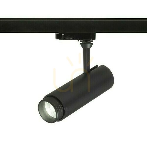 Check Focus Spotlight 12 Dimm To 3 Phases. Rails Black 230 V Led W 10 60° 3000 K 4000 5000