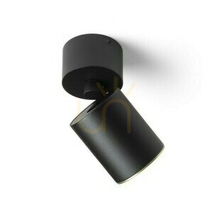 Rendl Dario Surface-Mounted Ceiling Light Black with Brushed Brass GU10 9 W small 2