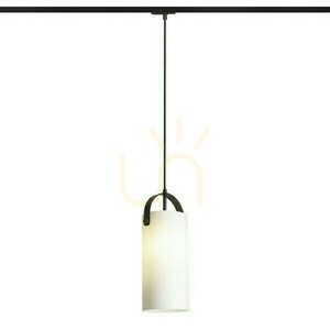 Julietta 31 To 1 Phase Pendant Lamp. Rails Opal Glass/Black 230 V E27 20 W. small 2
