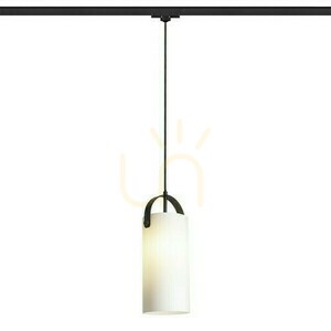 Julietta 31 Pendant Lamp For 3 Phases. Rails Opal Glass/Black 230 V E27 20 W. small 0