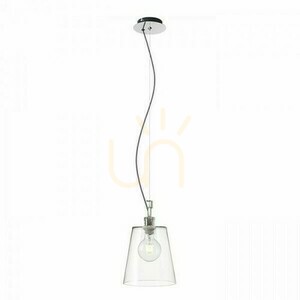 Babu New 22 Pendant Light Clear Glass/Chrome E27 max. 15 W small 0