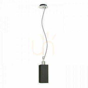 Liz New Black Chrome Pendant Lamp 230 V E27 28 W. small 1