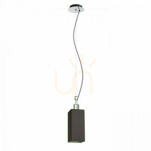Check Liz New Black Chrome Pendant Lamp 230 V E27 28 W.