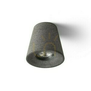 Downlight Volca Ceiling Concrete/Decor Dark Granite 230 V Led Gu10 5 W. small 1