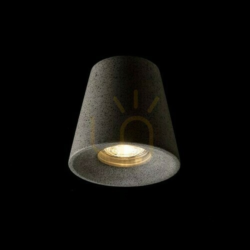 Check Downlight Volca Ceiling Concrete/Decor Dark Granite 230 V Led Gu10 5 W.