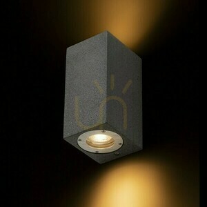 Kane Ii outdoor wall lamp Concrete/Decor Dark Granite 230 V Led Gu10 2x5 W Ip65 small 2