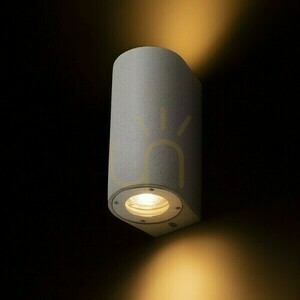 Rendl Granita II Outdoor Wall Lamp Concrete IP65 GU10 2x5W R13792 small 2