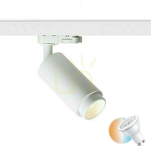 Check Optimus Reflector For 3 Phases. Rails White 230 V Led Gu10 9 W 10 50°