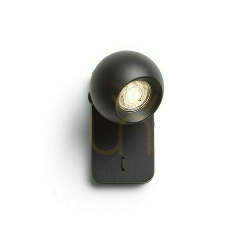 Check Wall lamp Siena Black 230 V Gu10 50 Watt.