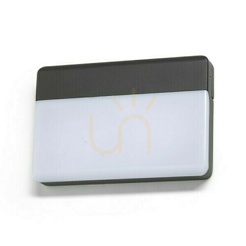 Check Gavin outdoor wall lamp Anthracite Milk Acrylic 230 V Led 13 W Ip65 3000 K